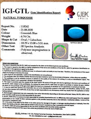 6.74/CT Natural Turquoise Gemstone